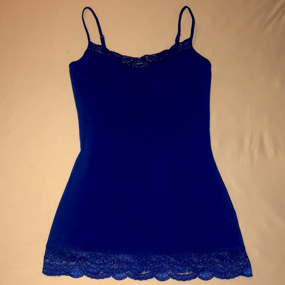 Royal blue layering tank top